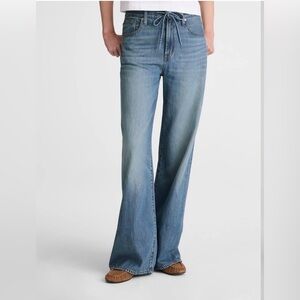Madewell Ultimate Wide-Leg Jean in Airy Denim Pickett Wash NWT